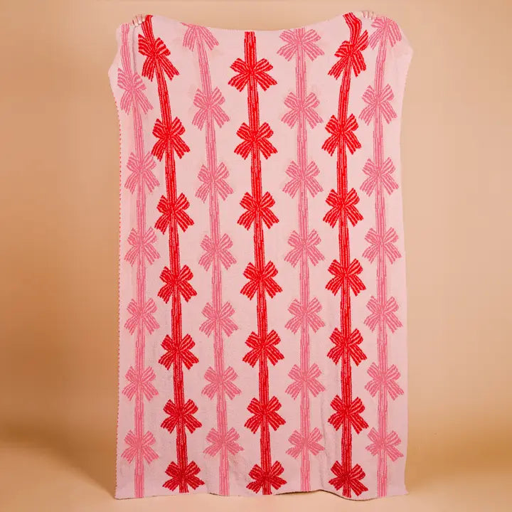 Ribbons & Bows Luxe Blanket